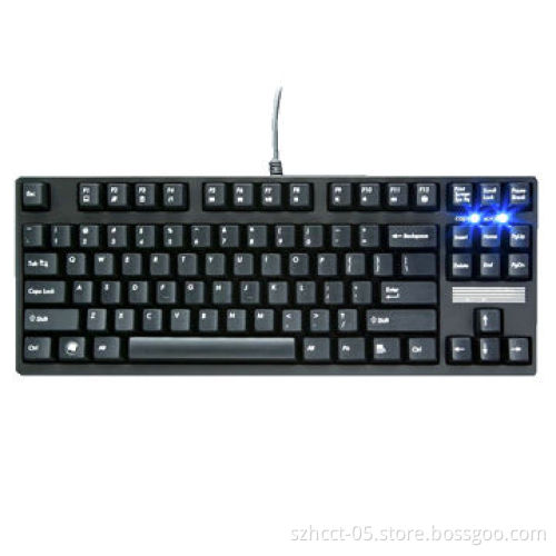 Game Keyboard with Laser Engraving Technology Cap Types, Made of ABS